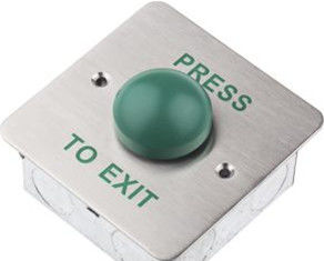 86mm 평면 스테인리스 스틸 패널 비상 출구 접근 제어 시스템용 버튼 스위치