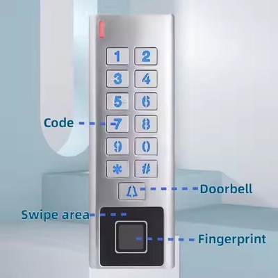 투야 앱 방수 금속 케이스 와이파이 RFID 스마트 잠금 지문 접근 제어