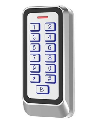 금속 케이스 외관 Ip67 EM/MF 카드 액세스 제어 백라이트 키보드