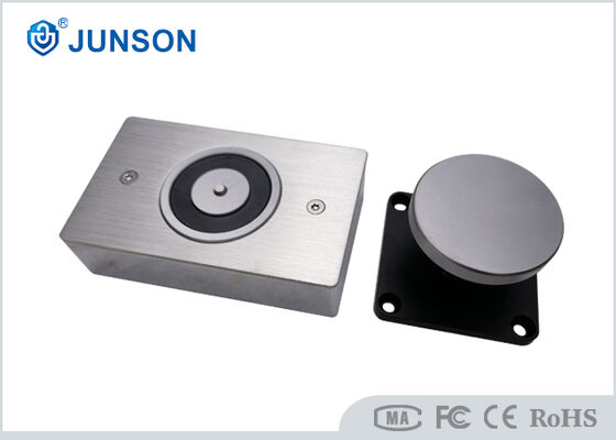 12V/24V DC 작동용 수동 해제 버튼이 있는 304 스테인리스 스틸 전자석 도어 홀더