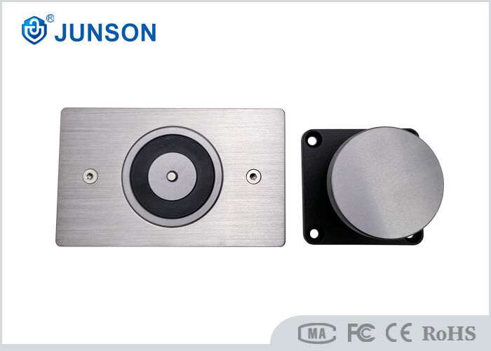 12V/24V DC 작동용 수동 해제 버튼이 있는 304 스테인리스 스틸 전자석 도어 홀더