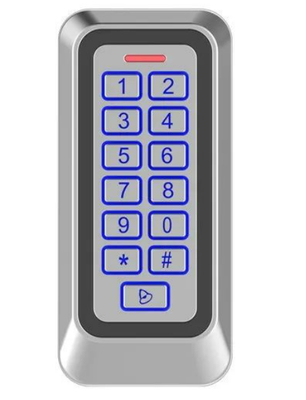 방수 IP67 금속 케이스 RFID 카드 키보드 1000명의 사용자와 함께 독립된 액세스 제어