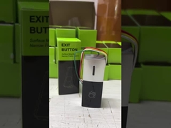 미니 노 터치 출구 버튼 진크 합금 DC12V 방수 IP68 LED 표시기와 함께